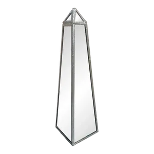 Late 20th Century Contemporary Neoclassical Mirrored Obelisk