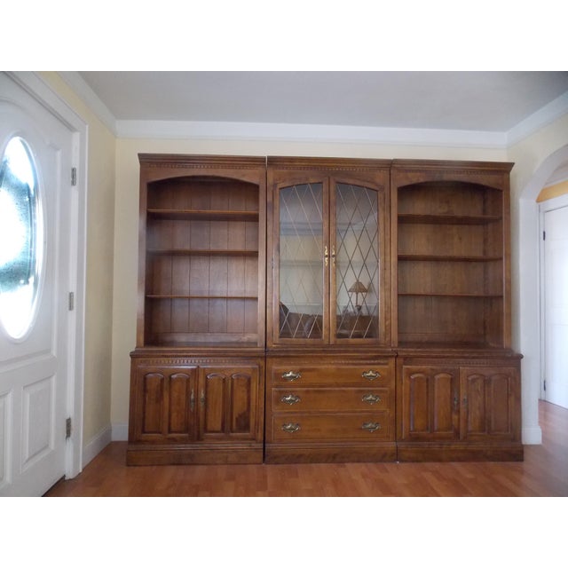 Ethan Allen Wall Unit Bookcase Chairish
