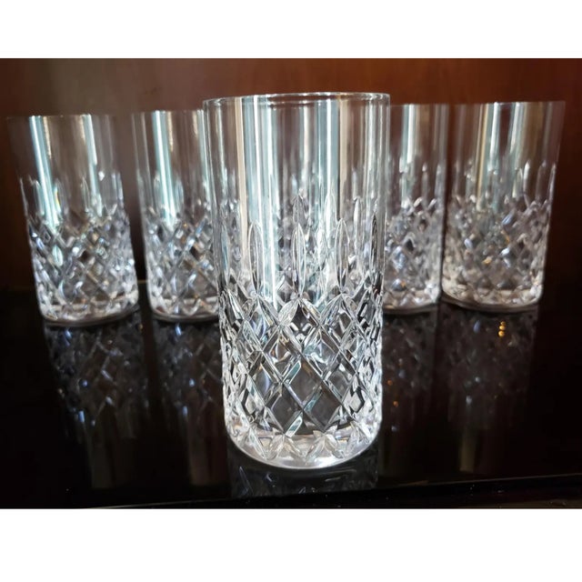 Mid-Century Modern Vintage Mikasa Crystal Cocktail Glasses - Set of 6 For Sale - Image 3 of 11