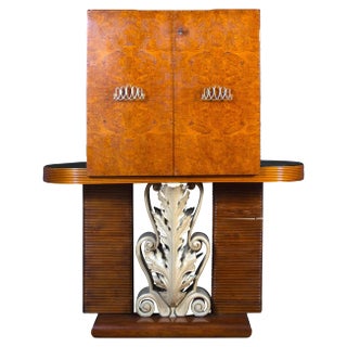 Art Deco Italian Bar Cabinet by Pierluigi Colli For Sale
