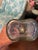 Vintage Canadian Glass Liquor Decanter Bottle With Ornate Metal Cap For Sale - Image 6 of 6
