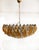Mid-Century Modern Amber & Clear Poliedri Murano Glass Ceiling Light, 1990s For Sale - Image 3 of 18