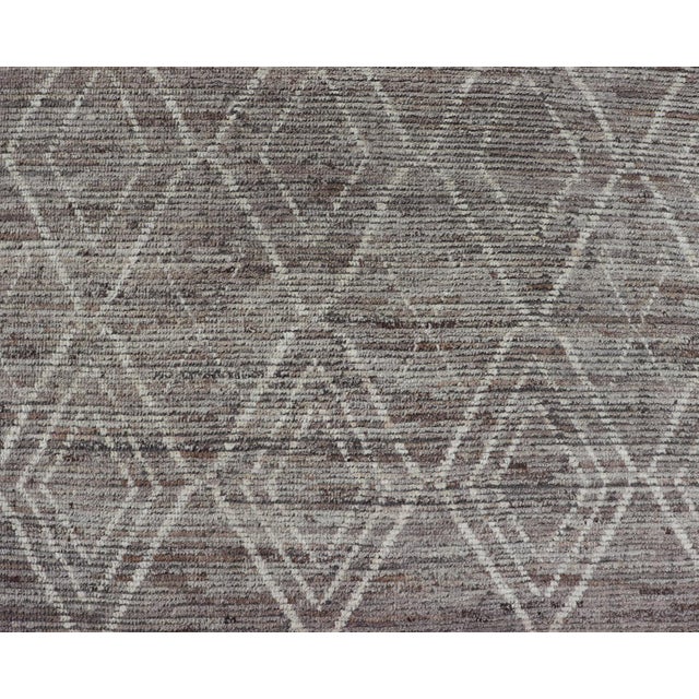 Hand-Knotted Moroccan Design Rug by Keivan Woven Arts, 10' X 14'1 For Sale In Atlanta - Image 6 of 12