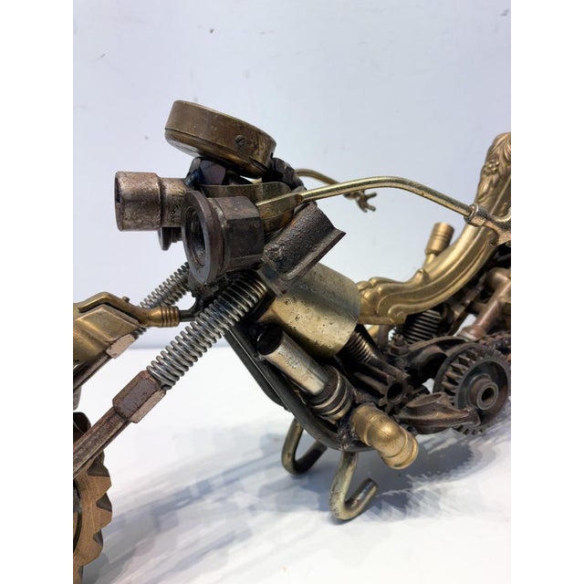 Art Motorbike in Metal For Sale - Image 5 of 8
