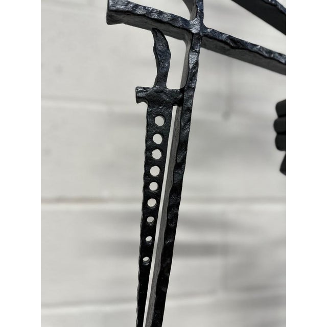 Metal Wrought Iron Knight, 1960s For Sale - Image 7 of 10