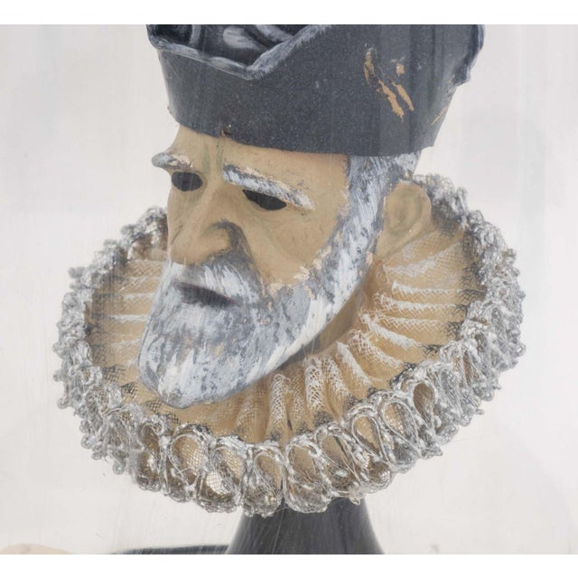 1970s Rigoletto Mixed Media Bust Sculpture, Opera Company of Boston, April 1977 For Sale - Image 5 of 10