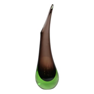 Murano Sommerso Glass Vase by Flavio Poli, 1970 For Sale