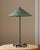 Mid-Century Modern Vintage Verdigris Copper Alloy Brutalist Star Table Lamp For Sale - Image 3 of 11