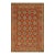 Rustic Soumak Orange/Beige Wool Rug - 3'1'' X 5'0'' For Sale