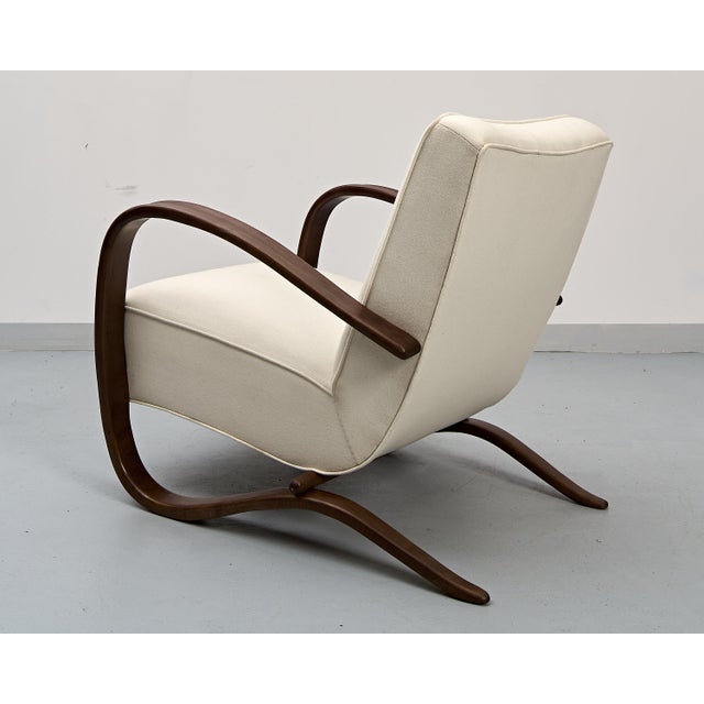 1940s H-269 Lounge Chair by Jindrich Halabala, 1940s For Sale - Image 5 of 18