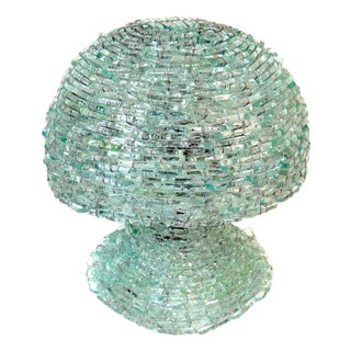 Murano Tesserine Glass Mosaic Mushroom Table Lamp Attributed to TAO, Italy For Sale