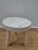Wooden Mid Century Small Solid Wood Milking Stool in Distress Finish For Sale - Image 4 of 8