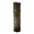 Scandinavian Style Handcrafted Modern Faux Bamboo Gray Glass Vase For Sale