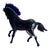 Late 20th Century Vintage Murano Cobalt Art Glass Sculpture Unicorn Horse Signed Guiman 1/1 For Sale - Image 5 of 18