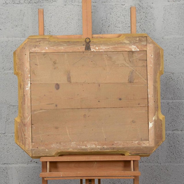 Golden Mirror in Gilded Wood For Sale - Image 6 of 10