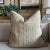 Mid-Century Modern Custom French Linen Embroidered Double Sided Pillow Cover For Sale - Image 3 of 6
