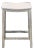 Pottery Barn Upholstered Wood Counter Stool With Nailhead Trim For Sale
