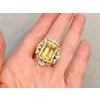 Classic Italian Bochic "Capri Lemon Topaz & Gem Ring Set In 18K Gold & Silver For Sale - Image 16 of 18