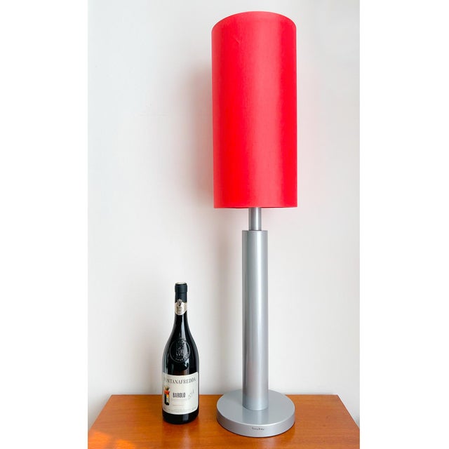 A beautiful xxl table lamp / floor lamp in a modern, sleek design by bony design. this dutch design table lamp is...