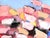 Pink Birds, Sheep and Angels, Modern Impressionist Pastoral Landscape Oil Painting, Signed For Sale - Image 8 of 8