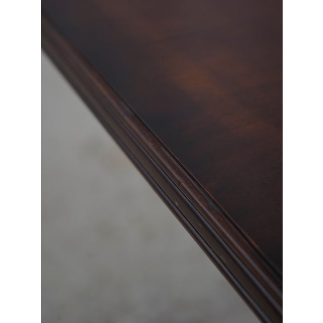 Maitland - Smith Maitland Smith Mahogany Double Pedestal Dining Table For Sale - Image 4 of 18