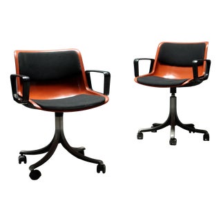 Vintage Italian Chairs by Osvaldo Borsani, 1980s For Sale
