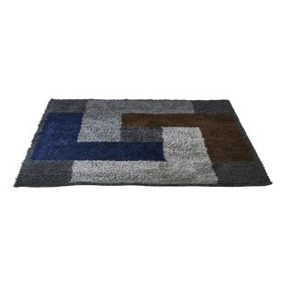 Scandinavian Modern Handmade Rug bz Unika-Væv & Ross Littell, Denmark, 1960s For Sale
