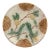 French Majolica Bird & Berries Plate C. 1890's For Sale
