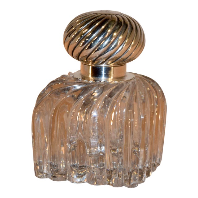 19th C Large Gorham Inkwell For Sale