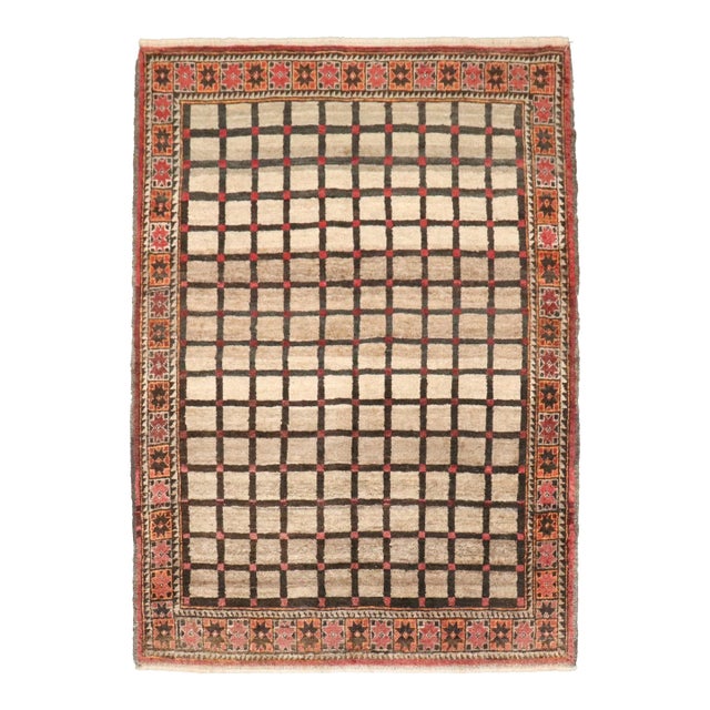 Vintage Afghan Balouch Rug rug no.j4664 For Sale