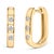 Crafted with precision, these resplendent huggie hoop earrings exude elegance and sustainability, epitomizing modern...