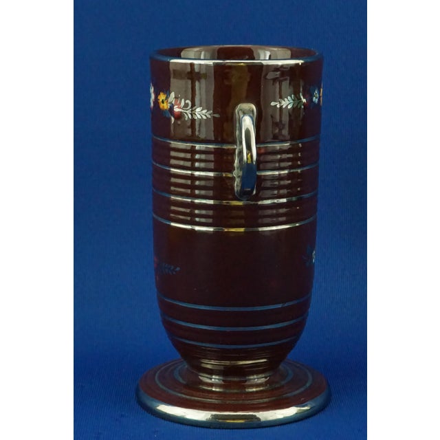 Futurist Ceramic Vase from C.I.M.A Deruta, Italy, 1930s For Sale - Image 3 of 18