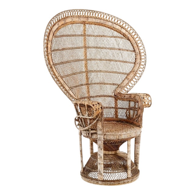 Emmanuelle Peacock Armchair, 1970s For Sale