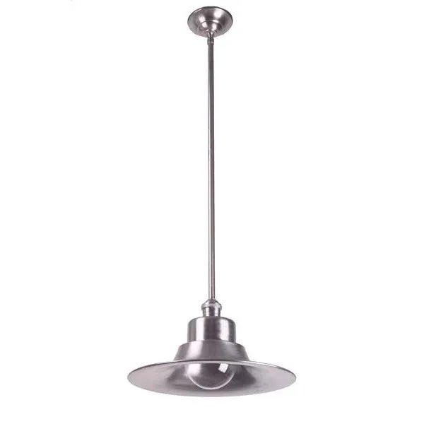 Saucier - Moderne Style. Pendant hanging fixture, Made of cast and spun brass.