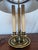 Vintage Neoclassical Brass Bouillotte Table Lamp W/ Metal Shade For Sale In Tampa - Image 6 of 9