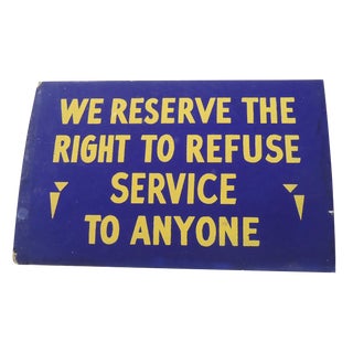40s "Service" Shop Sign For Sale
