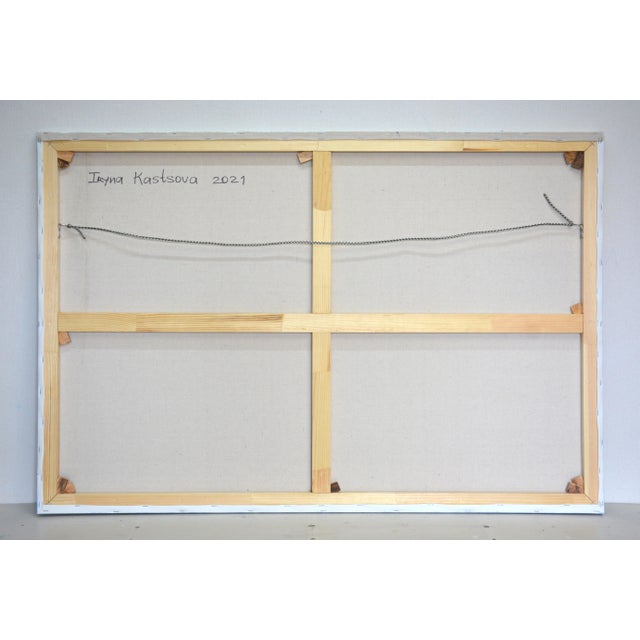 Glare on the Water 9.Original Modern Hand Painting For Sale - Image 6 of 10