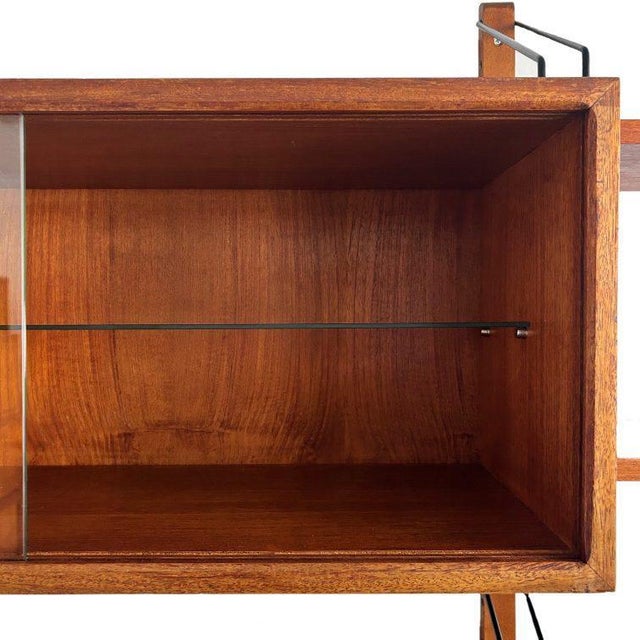 Brown Mid-Century Danish Royal Wall Unit from Poul Cadovius, 1950s For Sale - Image 8 of 13