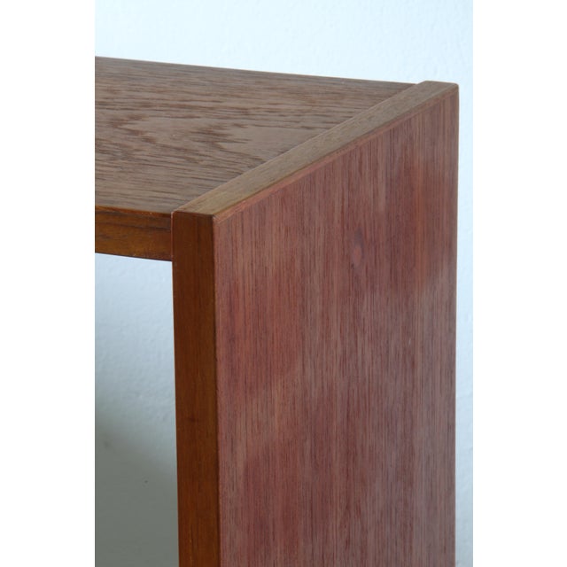 Mid-Century Modern Danish Teak Bookcase with Sliding Doors, 1960s For Sale - Image 10 of 18