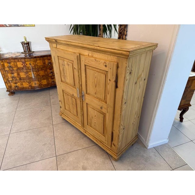 Wood Biedermeier Sideboard in Softwood For Sale - Image 7 of 10