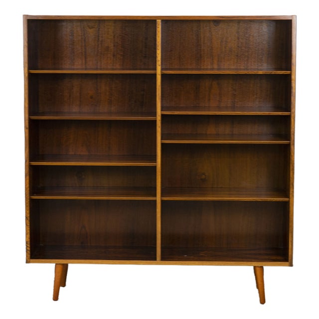Large Rosewood Bookshelf by P. Hundevad for Hundevad & Co., Denmark, 1960s For Sale