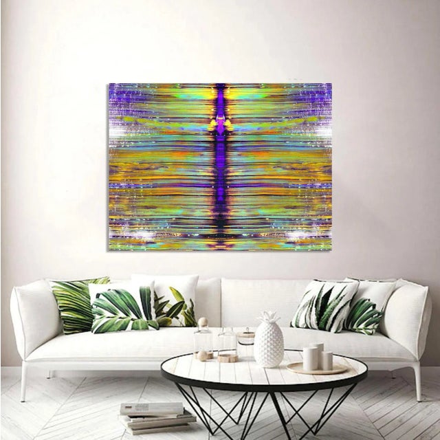 Phlox 100 x 132 x 2 cm archival ink print on canvas limited edition of 20 born in 1986 in agra, india lives & works in new...