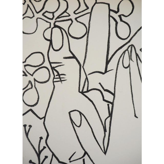 Françoise Gilot (1921-2023) The Caress Original lithograph On Marais wove paper, 22 x 28 cm (approx. 9 x 11 inches)...