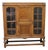 Arts and Crafts Golden Oak Display Cabinet, 1900s For Sale