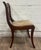 Wood Vintage Regency Duncan Phyfe Style Harp Back Lyre Back Needlepoint Dining Chair For Sale - Image 7 of 9