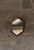 Italian Small Hexagonal Cassiopeia Wall Mirror in Burnished Metal For Sale - Image 4 of 5