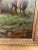 Wood Mid 20th Century Landscape Painting With Sheep, Framed For Sale - Image 7 of 7