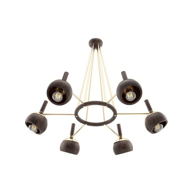 Contemporary Essen Suspension Lamp by Wood Tailors Club For Sale - Image 3 of 15