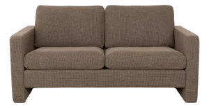 Conseta Fabric Two-Seater Beige Brown Sofa from Cor