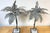 Pair Neoclassical Style Tole Palm Tree Topiaries, Attributed to Maitland-Smith For Sale - Image 12 of 13